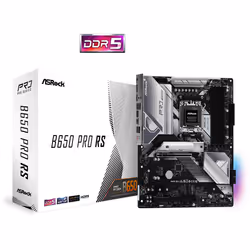 Asrock B650 Pro RS, AMD, Emplacement AM5, AMD Ryzen™ 7, AMD Ryzen 9 7th Gen, AMD Ryzen™ 5, DDR5-SDRAM, 128 Go, DIMM