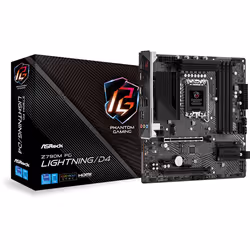 Asrock Z790M PG Lightning/D4, Intel, LGA 1700, Intel® Core™ i5, Intel® Core™ i7, Intel® Core™ i9, DDR4-SDRAM, 128 Go, DIMM