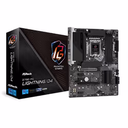 Asrock Z790 PG Lightning/D4, Intel, LGA 1700, Intel® Core™ i5, Intel® Core™ i7, Intel® Core™ i9, DDR4-SDRAM, 128 Go, DIMM