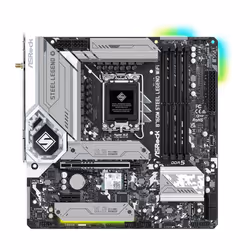 Asrock B760M Steel Legend WiFi, Intel, LGA 1700, Intel® Core™ i5, Intel® Core™ i7, Intel® Core™ i9, DDR5-SDRAM, 128 Go, DIMM