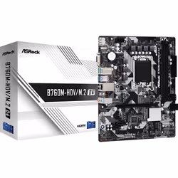 Asrock B760M-HDV/M.2 D4, Intel, LGA 1700, Intel® Core™ i3, Intel® Core™ i5, Intel® Core™ i7, Intel® Core™ i9, DDR4-SDRAM, 64  ...