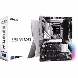Asrock B760 Pro RS/D4, Intel, LGA 1700, Intel® Core™ i3, Intel® Core™ i5, Intel® Core™ i7, Intel® Core™ i9, DDR4-SDRAM, 128 G ...