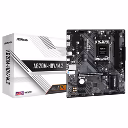 Asrock A620M-HDV/M.2, AMD, Emplacement AM5, AMD Ryzen 9 7th Gen, DDR5-SDRAM, 96 Go, DIMM