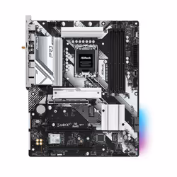 Asrock B760 Pro RS/D4 WiFi, Intel, LGA 1700, DDR4-SDRAM, 128 Go, DIMM, Double canal