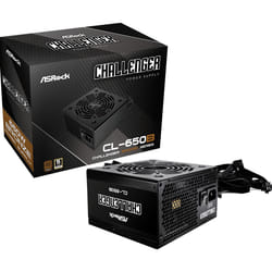 Asrock Challenger CL-650B unité d'alimentation d'énergie 650 W 20+4 pin ATX ATX Noir