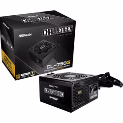 Asrock Challenger CL-750G, 750 W, Sur-courant, Surtension, Surchauffe, Surcharge, Court-circuit, Sous-tension, 20+4 pin ATX,  ...