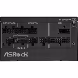 Asrock Phantom Gaming PG-750G unité d'alimentation d'énergie 750 W 20+4 pin ATX ATX Noir - Vue supplémentaire 4