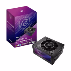 Asrock Phantom Gaming PG-1300G, 1300 W, Sur-courant, Surtension, Surchauffe, Surcharge, Court-circuit, Sous-tension, 20+4 pin ...