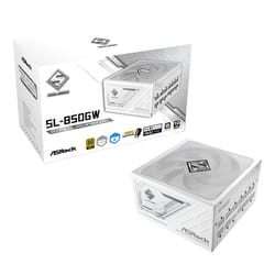 Asrock SL-850GW Steel Legend unité d'alimentation d'énergie 850 W 20+4 pin ATX ATX Blanc