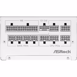 Asrock SL-850GW Steel Legend unité d'alimentation d'énergie 850 W 20+4 pin ATX ATX Blanc - Vue supplémentaire 4