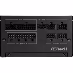 Asrock SL-1000G Steel Legend unité d'alimentation d'énergie 1000 W 20+4 pin ATX ATX Noir - Vue supplémentaire 4