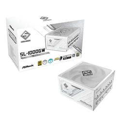 Asrock SL-1000GW Steel Legend unité d'alimentation d'énergie 1000 W 20+4 pin ATX ATX Blanc