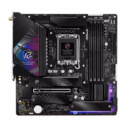 Asrock Phantom Gaming Z890M Riptide WiFi, Intel, LGA 1851 (Socket V1), Intel Core Ultra (Series 2), LGA 1851, DDR5-SDRAM, 256 ...