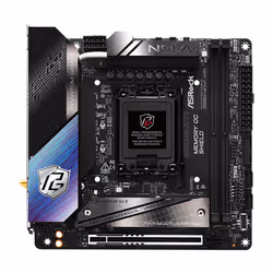 Asrock Phantom Gaming Z890I Nova WiFi, Intel, LGA 1851 (Socket V1), Intel Core Ultra (Series 2), LGA 1851, DDR5-SDRAM, 128 Go