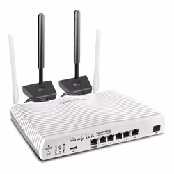 Draytek Vigor 2866L, Wi-Fi 5 (802.11ac), Bi-bande (2,4 GHz / 5 GHz), Ethernet/LAN, 4G, Blanc, Routeur portable