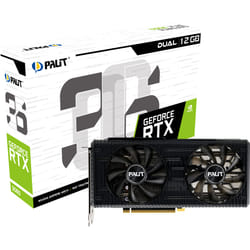 Palit NE63060019K9-190AD carte graphique NVIDIA GeForce RTX 3060 12 Go GDDR6