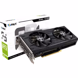 Palit NE63060019K9-190AD carte graphique NVIDIA GeForce RTX 3060 12 Go GDDR6