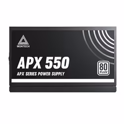 Montech APX550 unité d'alimentation d'énergie 550 W 20+4 pin ATX ATX Noir - Vue supplémentaire 3