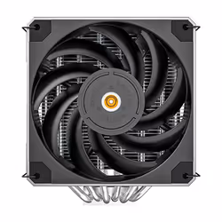 Montech METAL DT24 BASE système de refroidissement d’ordinateur Processeur Refroidisseur d'air 12 cm Noir 2 pièce(s) - Vue supplémentaire 2