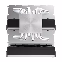 Montech METAL DT24 BASE système de refroidissement d’ordinateur Processeur Refroidisseur d'air 12 cm Noir 2 pièce(s) - Vue supplémentaire 6
