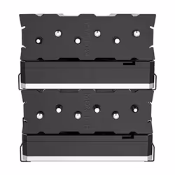 Montech METAL DT24 BASE système de refroidissement d’ordinateur Processeur Refroidisseur d'air 12 cm Noir 2 pièce(s) - Vue supplémentaire 7