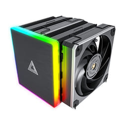 Montech Metal DT24 Premium Boitier PC, Processeur Refroidisseur d'air 12 cm Noir