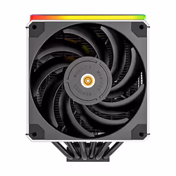 Montech Metal DT24 Premium Boitier PC, Processeur Refroidisseur d'air 12 cm Noir