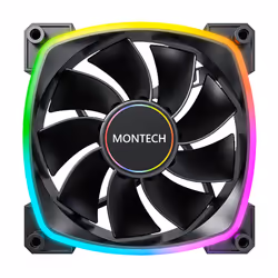 Montech RX140 PWM Boitier PC Ventilateur 14 cm Noir 1 pièce(s)