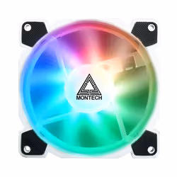 Montech Z3 PRO ARGB FAN, Ventilateur, 12 cm, 540 tr/min, 1650 tr/min, Blanc