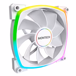 Montech RX140 PWM, Ventilateur, 14 cm, 540 tr/min, 1760 tr/min, Blanc