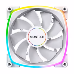 Montech RX140 PWM Boitier PC Ventilateur 14 cm Blanc 1 pièce(s)