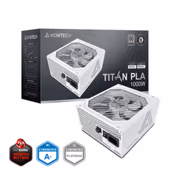 Montech TITAN PLA 1000W unité d'alimentation d'énergie 20+4 pin ATX ATX Blanc - Vue supplémentaire 2