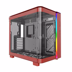 Montech KING 95, Midi Tower, PC, Rouge, ATX, micro ATX, Mini-ITX, Verre trempé, SPCC, Jouer