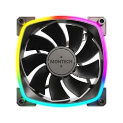 Montech RX120 PWM Boitier PC Ventilateur 12 cm Noir 1 pièce(s)