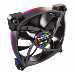 Montech RX120 PWM Boitier PC Ventilateur 12 cm Noir 1 pièce(s) - Vue supplémentaire 4
