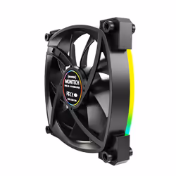 Montech RX120 PWM Boitier PC Ventilateur 12 cm Noir 1 pièce(s) - Vue supplémentaire 5