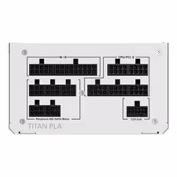 Montech TITAN PLA 1200W unité d'alimentation d'énergie 20+4 pin ATX ATX Blanc - Vue supplémentaire 5