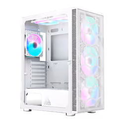 Montech X3 MESH, Midi Tower, PC, Blanc, ATX, micro ATX, Mini-ITX, Jouer, Multicolore