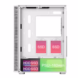 Montech X3 GLASS Midi Tower Blanc - Vue supplémentaire 7