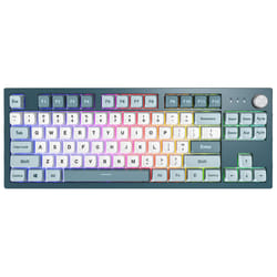 Montech MKey TKL clavier Jouer USB Gris foncé, Bleu clair, Blanc