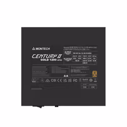 Montech CENTURY II 1200W unité d'alimentation d'énergie 20+4 pin ATX ATX Argent, Noir - Vue supplémentaire 5