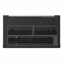 Montech CENTURY II 1200W unité d'alimentation d'énergie 20+4 pin ATX ATX Argent, Noir - Vue supplémentaire 6