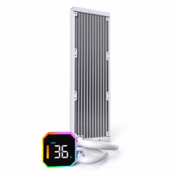Montech HyperFlow Digital 360 Processeur Refroidisseur de liquide tout-en-un 12 cm Blanc 1 pièce(s) - Vue supplémentaire 2