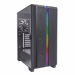 Montech SKY ONE LITE, Midi Tower, PC, Noir, micro ATX, Mini-ITX, Jouer, Bleu, Vert, Rouge