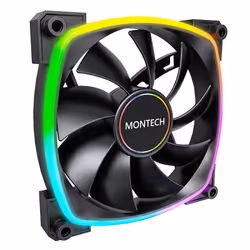 Montech AX140 PWM, Ventilateur, 14 cm, 540 tr/min, 1760 tr/min, Noir