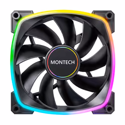Montech AX140 PWM Boitier PC Ventilateur 14 cm Noir 1 pièce(s)