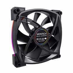 Montech AX140 PWM Boitier PC Ventilateur 14 cm Noir 1 pièce(s) - Vue supplémentaire 4