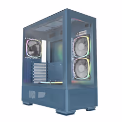 Montech SKY TWO, Midi Tower, PC, Bleu, ATX, micro ATX, Mini-ITX, Jouer, Bleu, Vert, Rouge