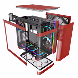 Montech KING 95 PRO Midi Tower Rouge - Vue supplémentaire 8