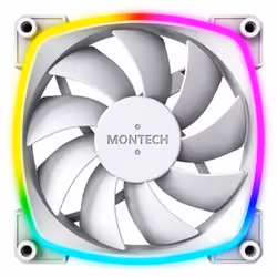 Montech AX120 PWM Boitier PC Ventilateur 12 cm Blanc 3 pièce(s)